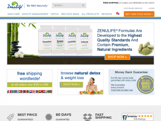 zenulife.com screenshot