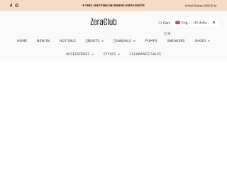 zeraclub.com screenshot