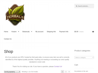 zerbals.com screenshot