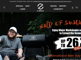 zgrills.com screenshot