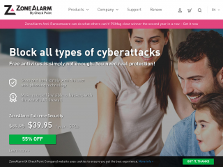 zonealarm.com screenshot