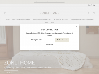 zonlihome.com screenshot