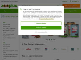 zooplus.co.uk screenshot