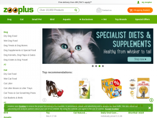 zooplus.com screenshot